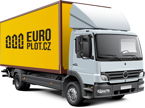 Vozidlo EUROPLOT pro rozvoz plotů